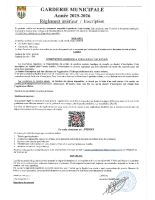 REGLEMENT GARDERIE